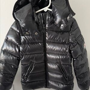 MONCLER Unisex Kids Black Bady Puffer Jacket Size 6 | Authentic